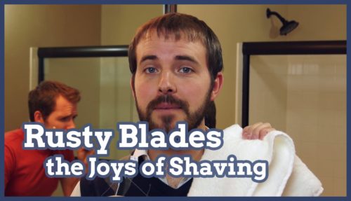 shaving, shave, joys of shaving, rusty razor blades