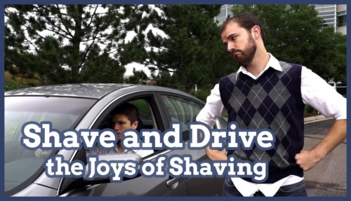 shave, shaving, shaving and driving, auto shave, joys of shaving